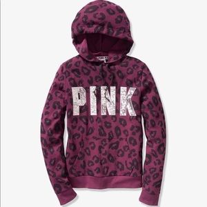 Vs pink bling pullover